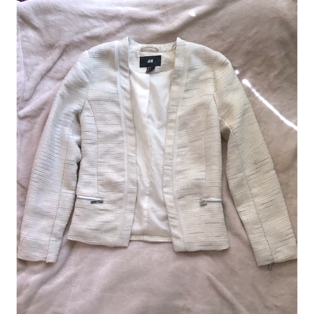 1960s inspired tweed jacket